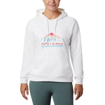 Columbia Hoodie Dames, Logo French Terry Wit, 47QDRGWJY